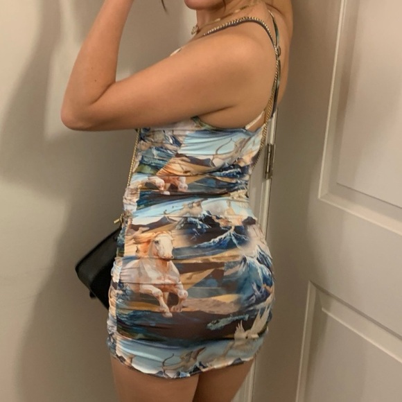 PLT Strappy Ruched Bodycon Dress - Picture 2 of 5